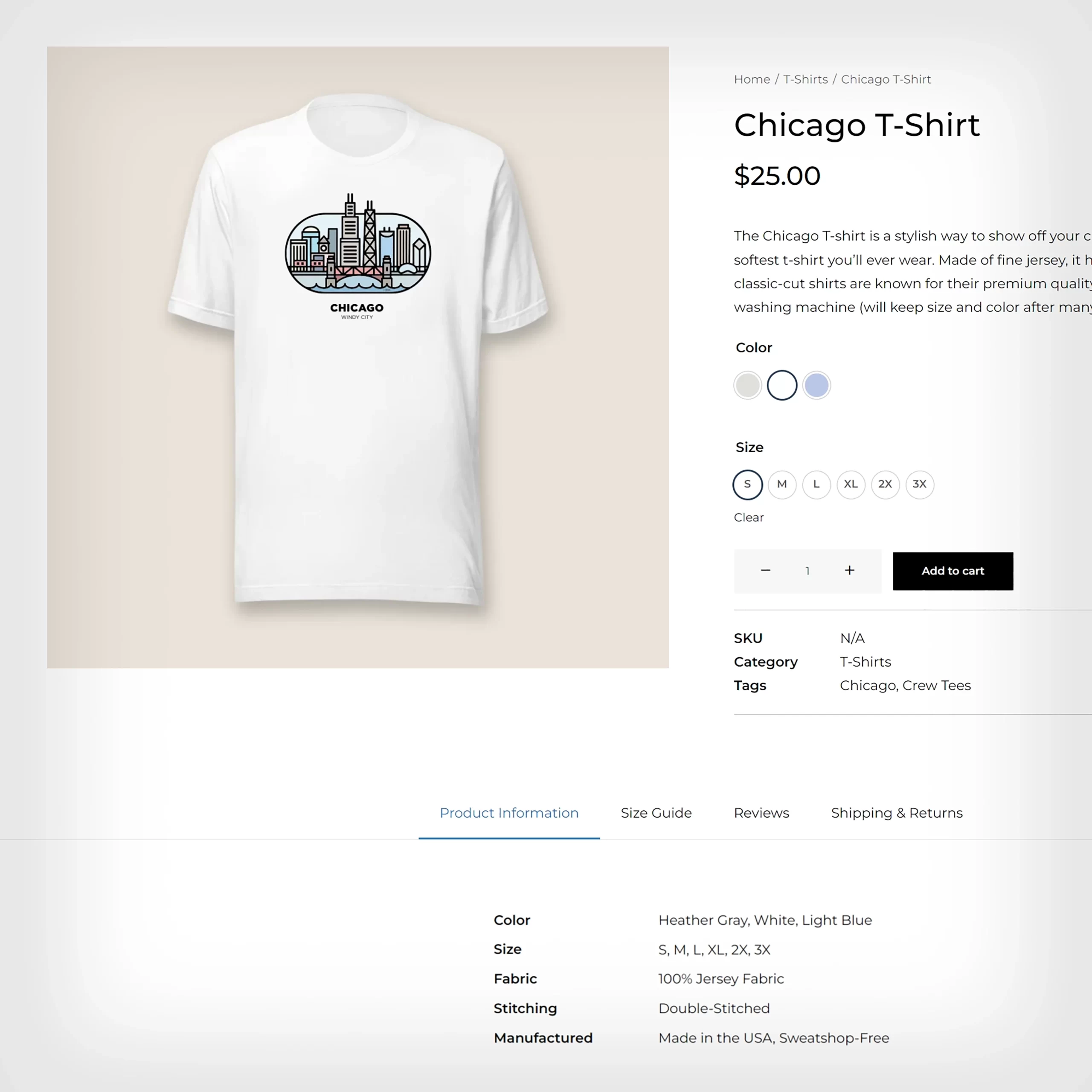 Simple City Co. Product Features Page
