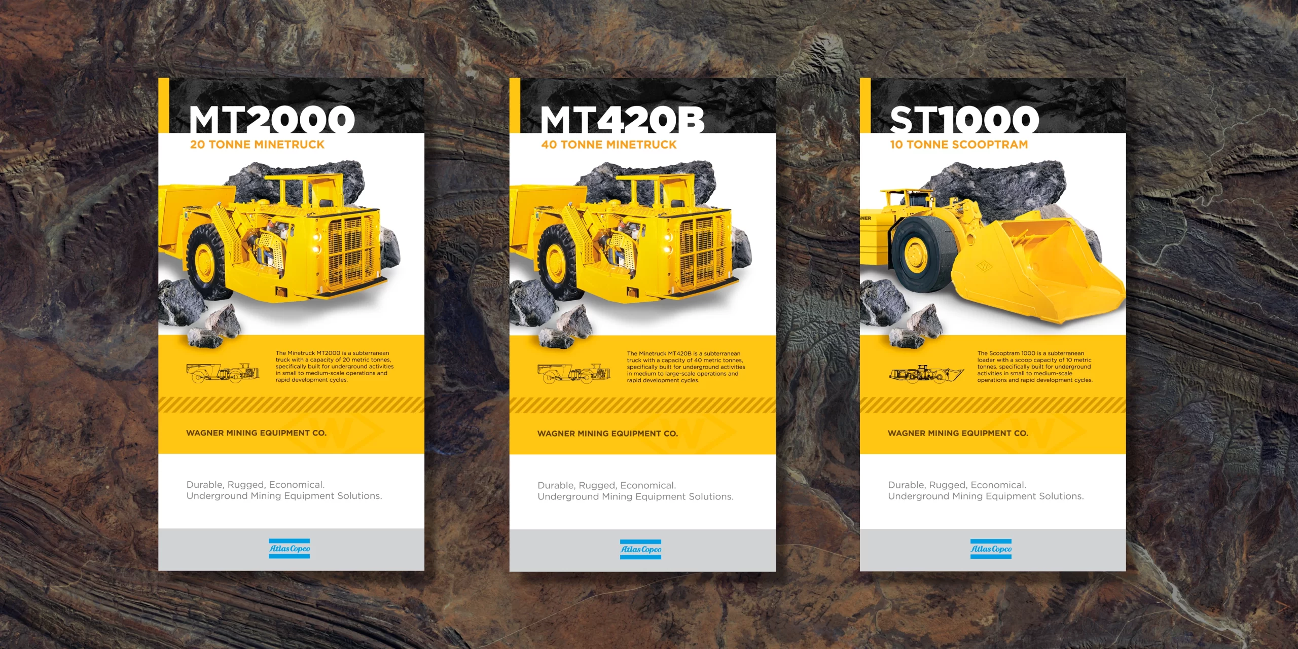 Atlas Copco Wagner Tradeshow Panels Set