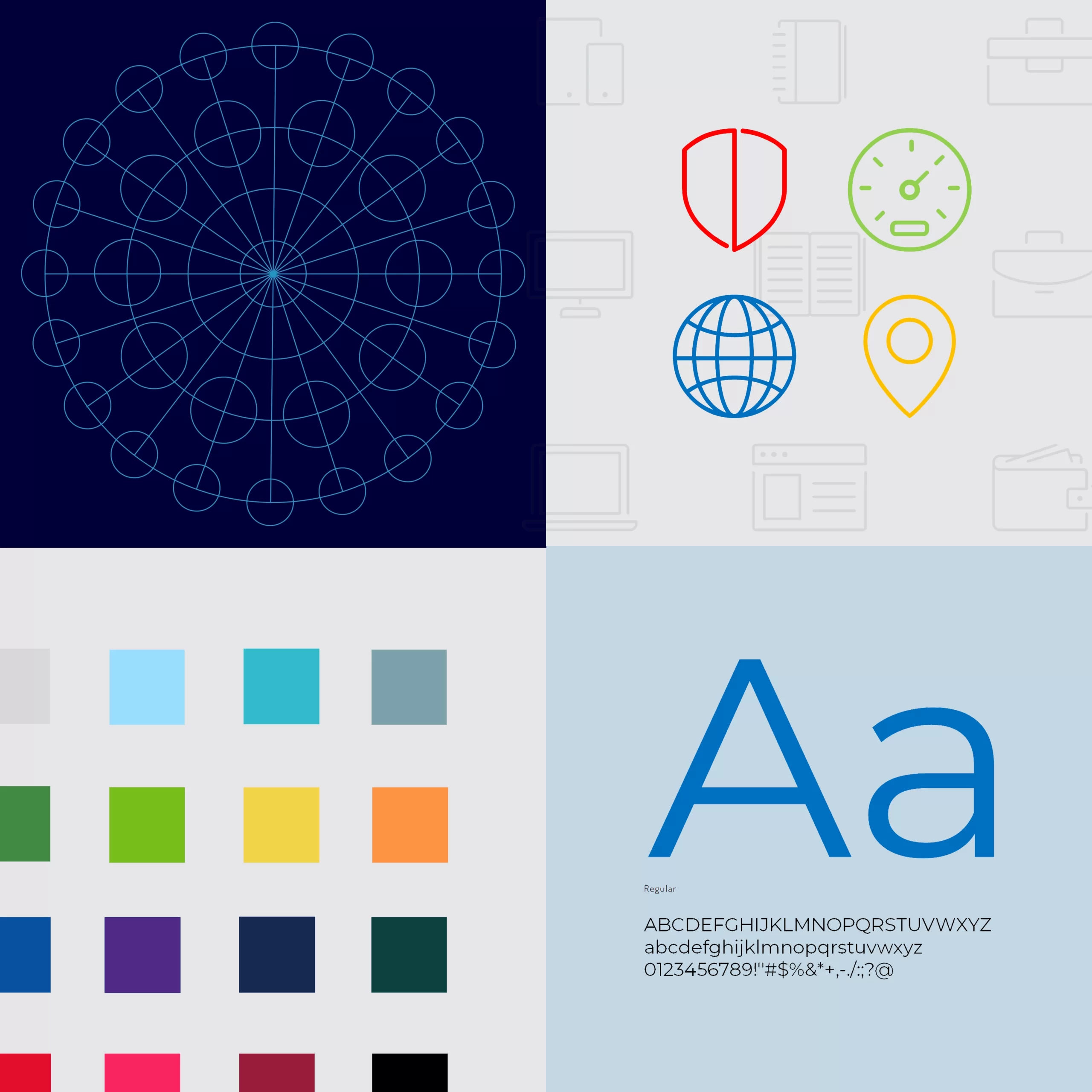 Inspiration Color Palette and Brand Elements