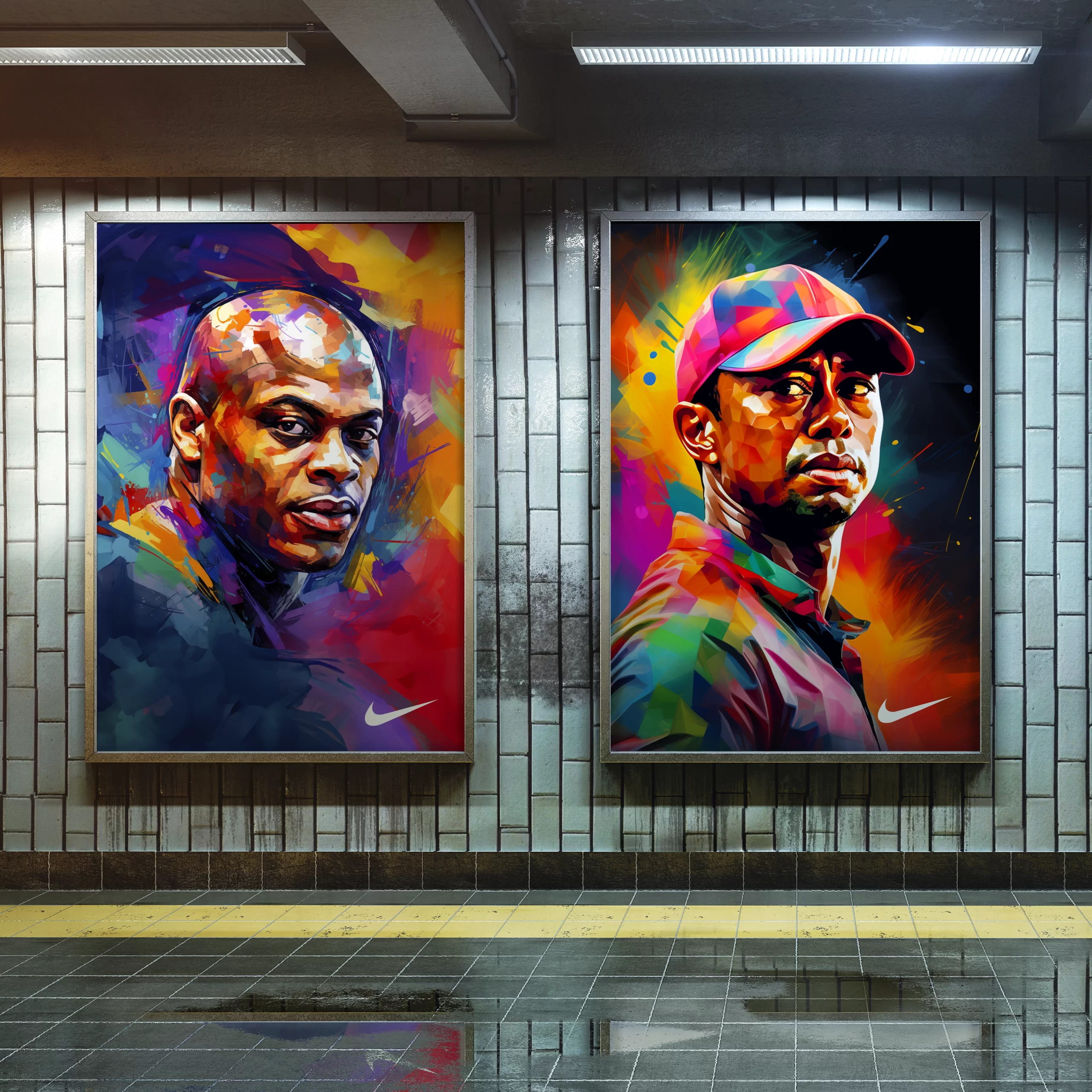 Nike Sports Subway Transit Placards