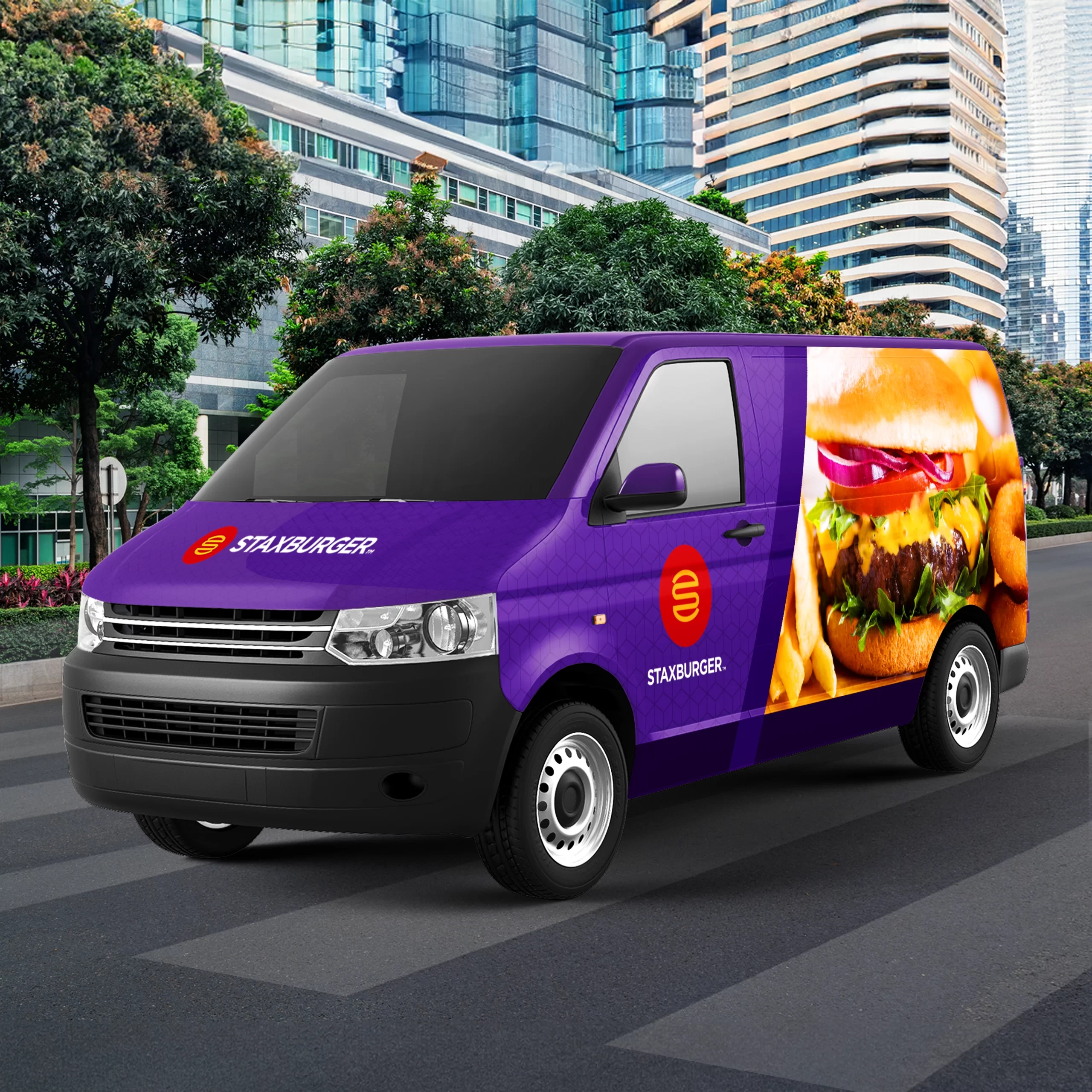 Staxburger - Branded Van