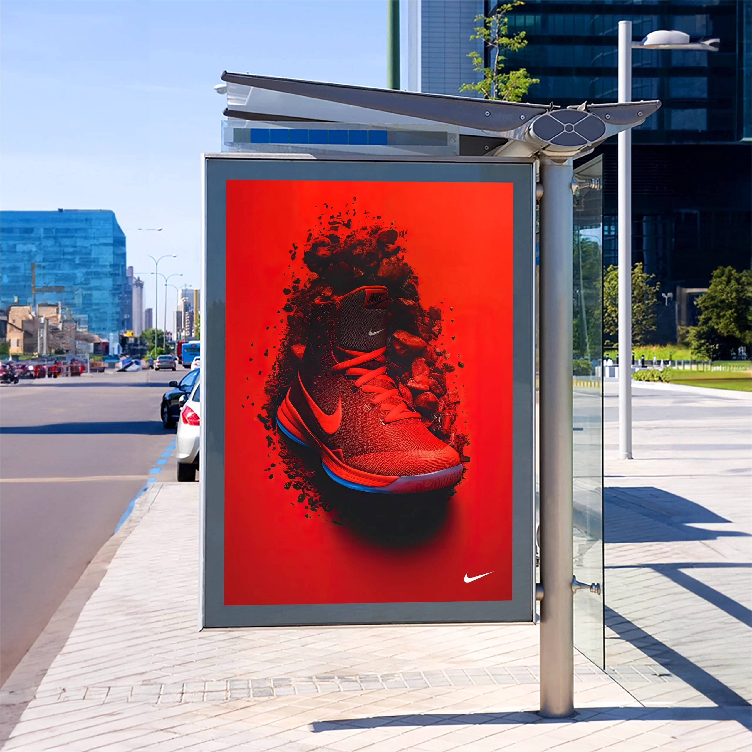 Nike Basketball Transit Placard