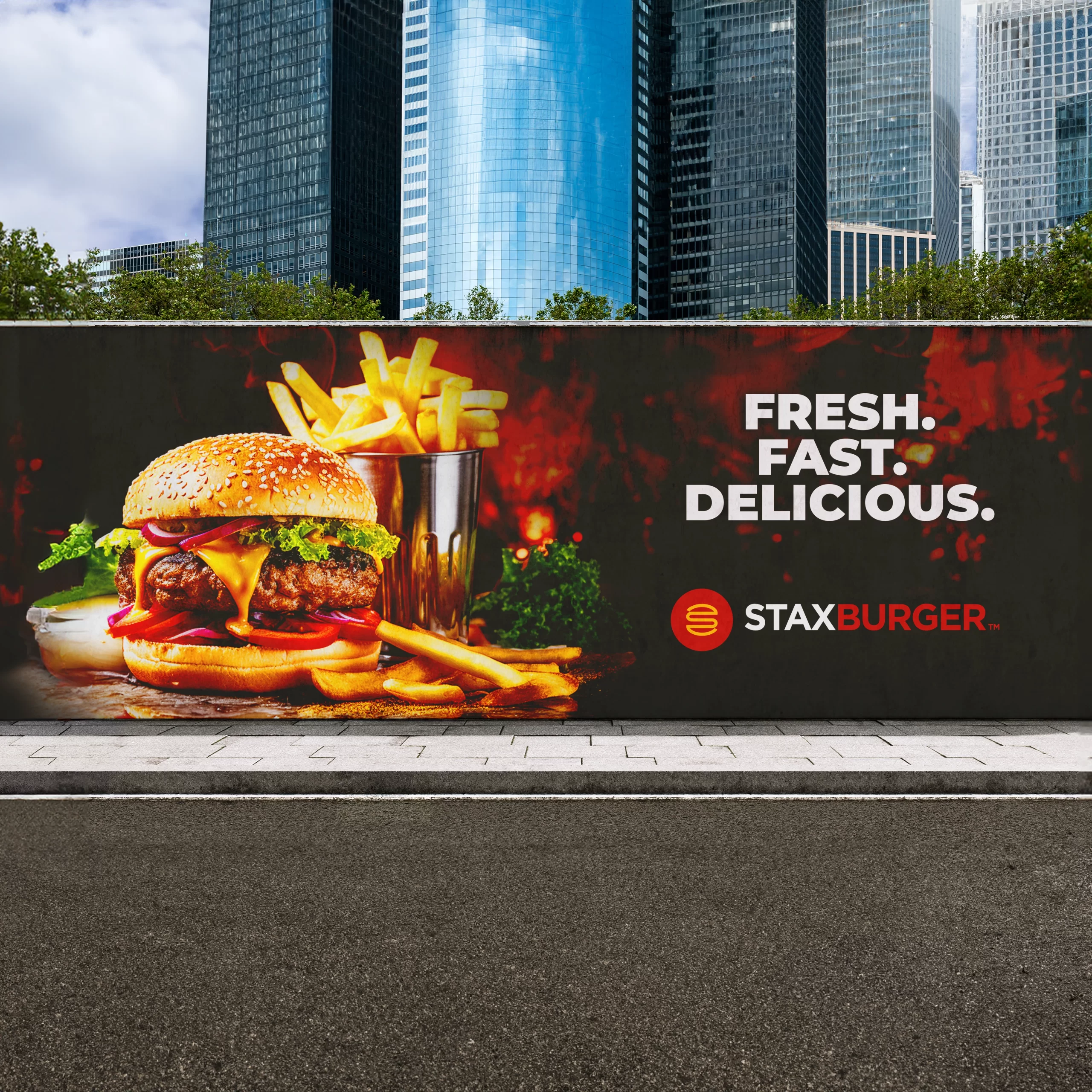Staxburger - Outdoor Billboard Mobile