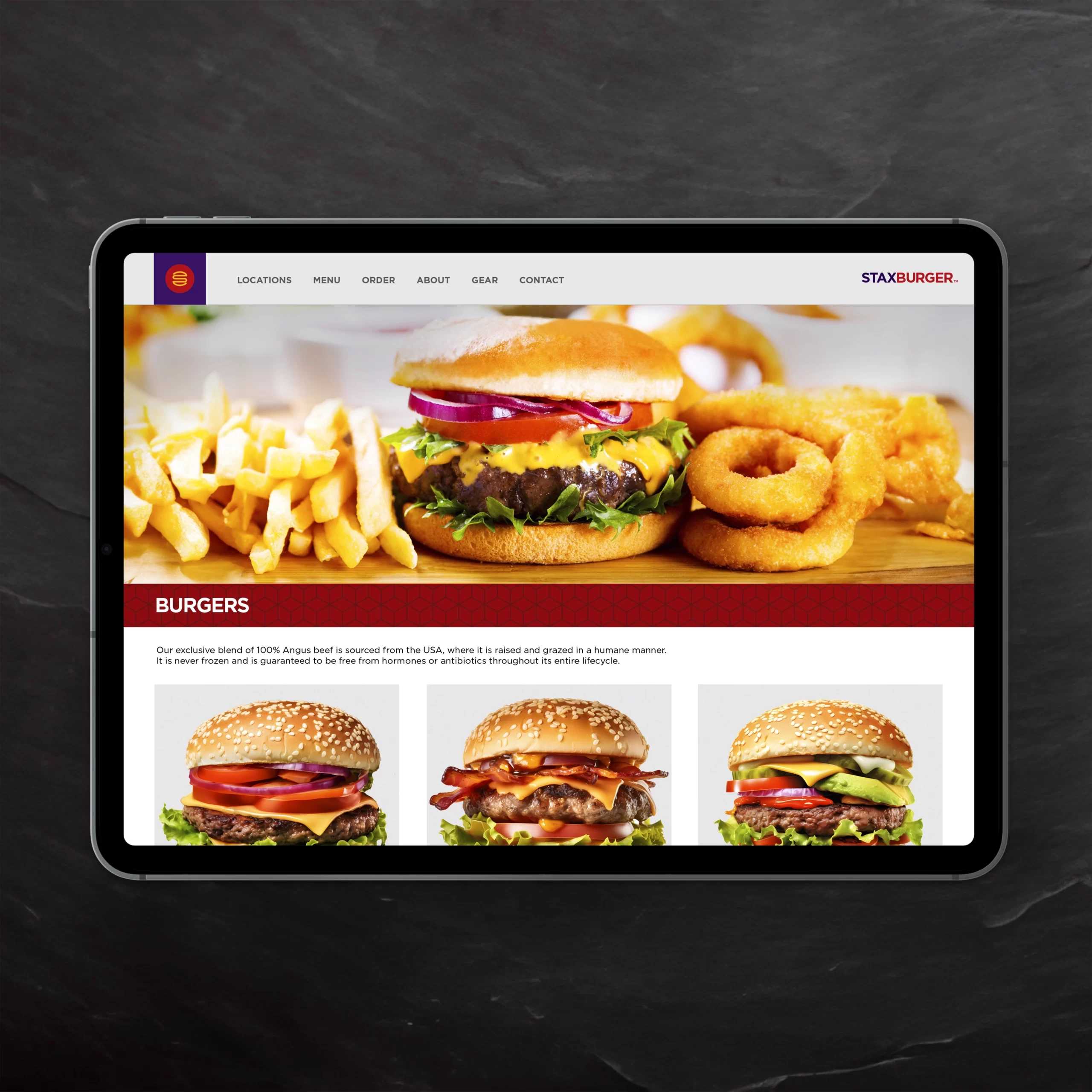 Staxburger - Website